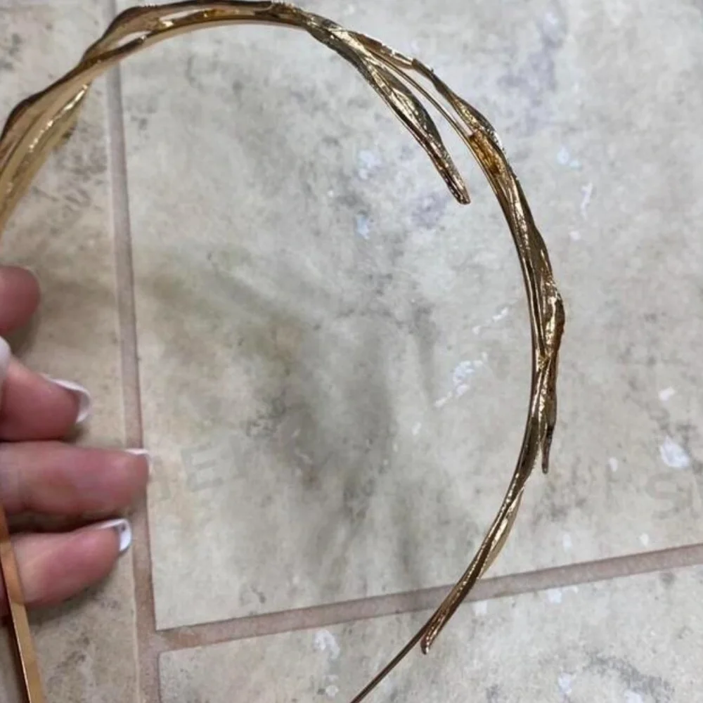 New Gold Leaf Headband Bridal ✨✨✨💕💕 Elegant